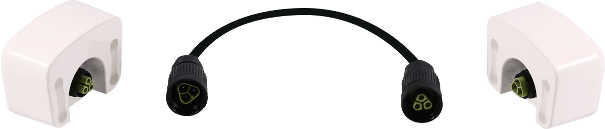 linkable  led tri-proof light with IP65 connectors
