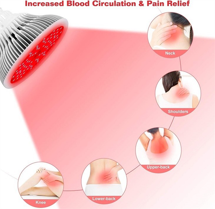 red light therapy bulbs application