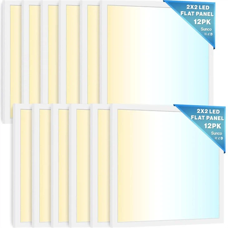 Светодиодные плоские потолочные светильники для встраиваемого монтажа