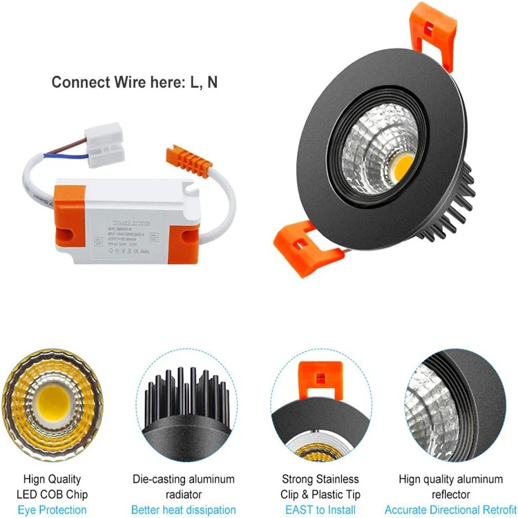 bathroom downlights 8W bathroom downlights 8W