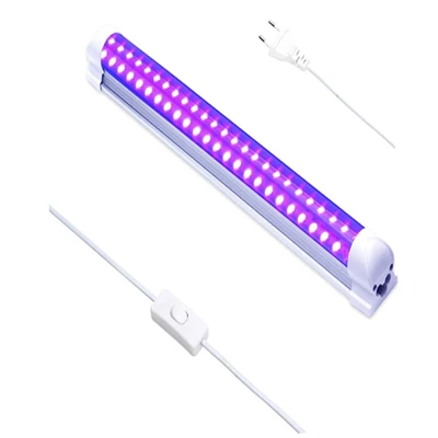 10 Вт, 60 см, 365 нм, встроенная светодиодная трубка UV T8