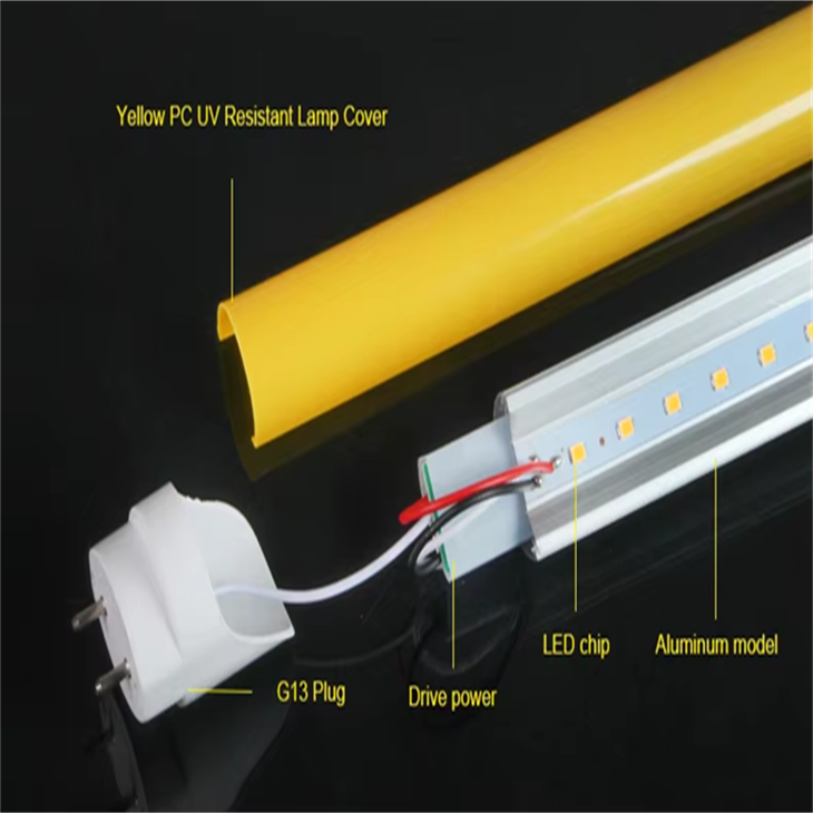 Yellow T12 Tube Guard - 4 ft - Fits LED And Fluorescent Tubes best